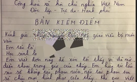 Bản kiểm điểm 'cực chất' của nam sinh khiến dân mạng cười bò