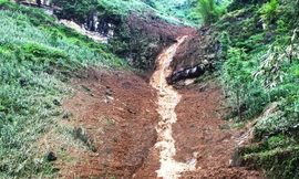 Mưa lớn ở Hà Giang: 1 người mất tích, một số tuyến đường bị sạt lở