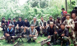 Một số thành viên của nhóm phiến quân Abu Sayyaf ở Philippines.