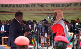 Ông Emmerson Mnangagwa tuyên thệ nhậm chức Tổng thống Zimbabwe.