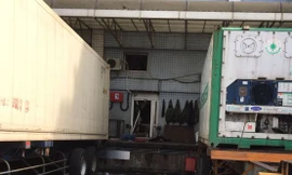 hiện trường vụ nổ gây rò rỉ amoniac ở Cao Hùng.