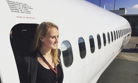 Nữ cơ trưởng Lindy Mariëlle Kats có tới 80.000 người theo dõi trên trang Instagram cá nhân.