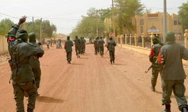 Binh sỹ Mali tuần tra ở Gao, miền bắc nước này.