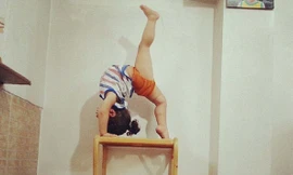 Nhóc Arat bộc lộ tài năng thể thao thiên bẩm từ khi còn rất bé