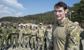 Lính Hàn và Mỹ trong cuộc tập trận chung "Đại bàng non" bắt đầu từ hôm nay, 1/3.