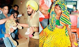 Người phụ nữ liều mình chiến đấu với báo gấm để cứu con