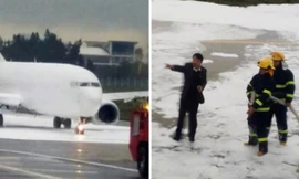 Một bức ảnh tại hiện trường được đăng tải trên mạng. Ảnh: RT