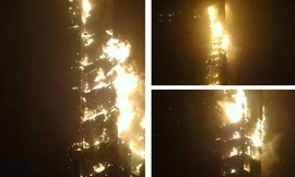 Tòa nhà xảy ra hỏa hoạn. Ảnh: Fox6now