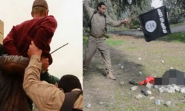 Hình ảnh ghê rợn, mạn rợ IS hay dùng để hành quyết con tin