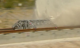 Hình ảnh thử nghiệm thành công hệ thống tàu siêu tốc Hyperloop