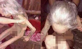Mất nhân tính, con nhốt mẹ già 90 tuổi cho chết đói