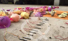 Thiết bị nổ được giấu tinh vi bên trong những con búp bê. 