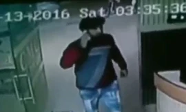 Người đàn ông trong camera giám sát được cho đã cưỡng hiếp nữ sản phụ. Ảnh: Dailymail