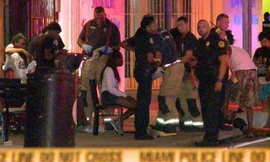 Cảnh sát có mặt tại hiện trường vụ xả súng hôm 12/6.