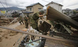 Lở đất kinh hoàng tại Nhật Bản, ít nhất 27 người thiệt mạng