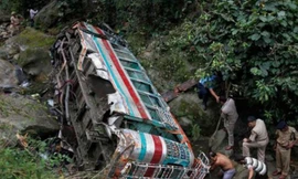 Một vụ tai nạn xe buýt ở Ấn Độ. 