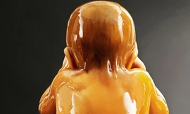 Phủ nửa tấn mật ong lên người mẫu để chụp ảnh cho... 'ngọt'