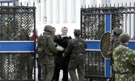 Binh sĩ Ukraine tại Crimea