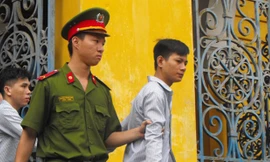 Bị cáo Nguyễn Văn Điệp tại tòa án