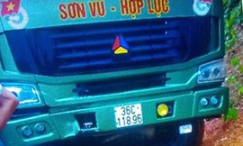 Hiện trường vụ tai nạn. Ảnh: CTV