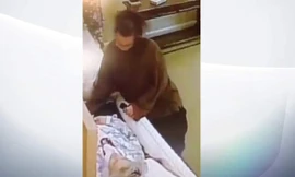 Hình ảnh được ghi lại từ camera giám sát. Ảnh: Skynews