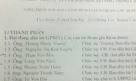 Đề nghị truy tố Trưởng ban đền bù giải phóng mặt bằng