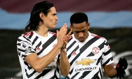 Anthony Martial và Edinson Cavani cùng ngồi nhà vì chấn thương.