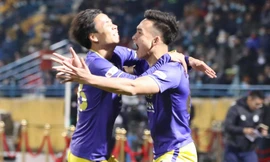 Cận cảnh bàn thắng từ pha phối hợp như Barca của Hà Nội FC