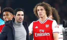 HLV Arsenal hết lời khen ngợi 'lão tướng' David Luiz 