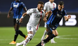 Neymar có hàng loạt pha qua người ấn tượng trước Atalanta.