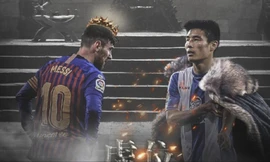 Ảnh quảng bá trận đấu giữa Barcelona và Espanyol 