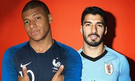 Uruguay vs Pháp là trận tứ kết đầu tiên