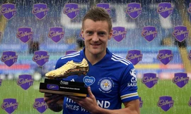 Jamie Vardy lần đầu giành Chiếc giày vàng Ngoại hạng Anh.