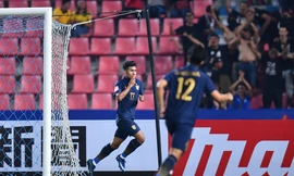  Suphanat ăn mừng bàn mở tỷ số. Ảnh: AFC