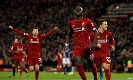 Sadio Mane tỏa sáng rực rỡ giúp Liverpool đè bẹp Everton.