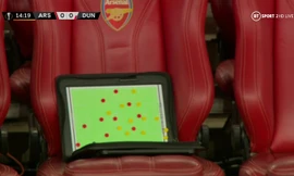 Bảng chiến thuật của HLV Arteta bị tiết lộ trên truyền hình