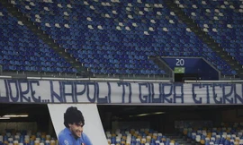 Tên tuổi Diego Armando Maradona sẽ gắn liền với Napoli.