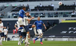 Calvert Lewin đánh đầu tung lưới Tottenham