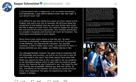 Kasper Schmeichel viết tâm thư tri ân chủ tịch Leicester City