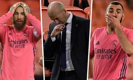 Hàng thủ của Real Madrid có trận đấu kém cỏi 