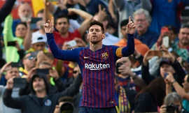 Lionel Messi lập cú đúp đẹp mắt trước Espanyol 
