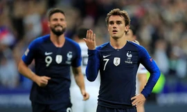 Antoine Griezmann lập cú đúp vào lưới tuyển Đức