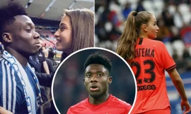 Alphonso Davies và cô bạn gái xinh đẹp đang khoác áo PSG.