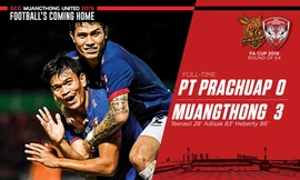 Văn Lâm giữ sạch lưới, Muangthong đè bẹp Prachuap