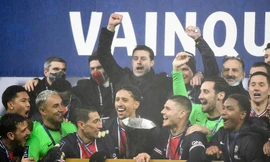 HLV Pochettino nâng cao danh hiệu Siêu cúp Pháp cùng PSG