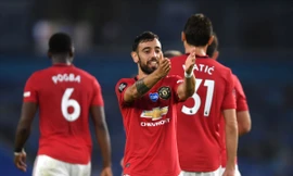 M.U đại thắng 3-0 trên sân Amex mùa trước.