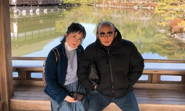 HLV Park Hang Seo và vợ.