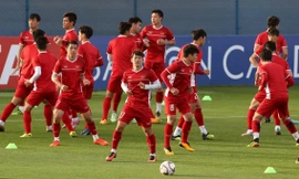Quang Hải (số 19) đang gây ấn tượng mạnh ở Asian Cup 2019