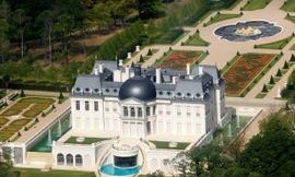 Toàn cảnh biệt thự của Thái tử Saudi Arabia tại Pháp.