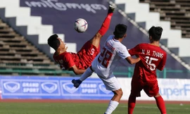 U22 Việt Nam tạm xếp trên Thái Lan ở bảng A. Ảnh: Zing